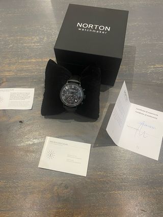 Reloj Norton Watchmaker Sole Negro/Dorado