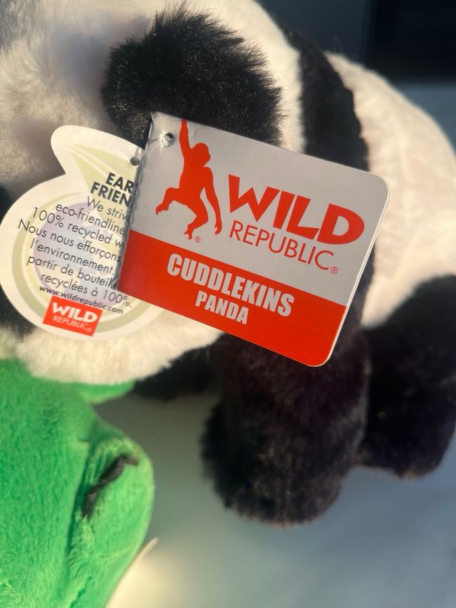 Lote 3 peluches panda, perro y cerdo