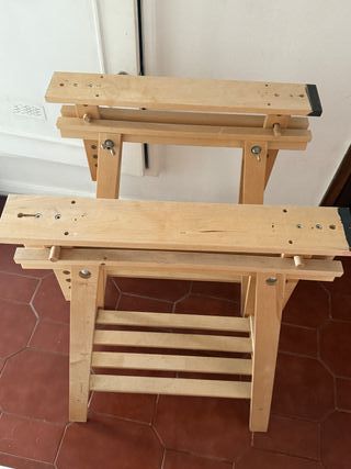 Conjunto de 2 Cavaletes IKEA Madeira