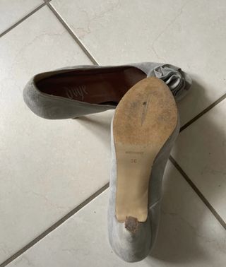 Scarpe Ovyè grigie tacco 38