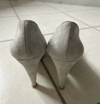 Scarpe Ovyè grigie tacco 38