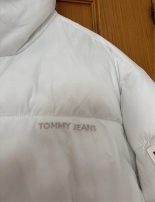 Abrigo Tommy Hilfiger Blanco Corto