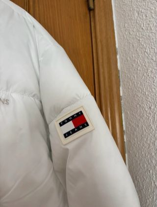 Abrigo Tommy Hilfiger Blanco Corto