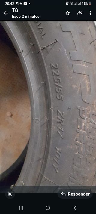 2 Ruedas 225/55 ZR 17 101 Y