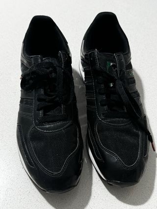 Scarpe Adidas L.A. Trainer nere rosse