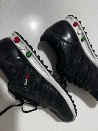 Scarpe Adidas L.A. Trainer nere rosse