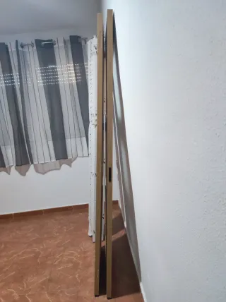 Puerta madera doble, Roble miel