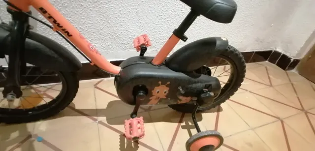 Bicicleta infantil naranja