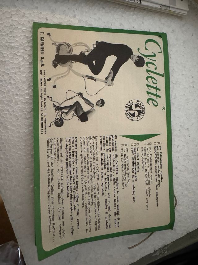 Cyclette Carnielli Vintage