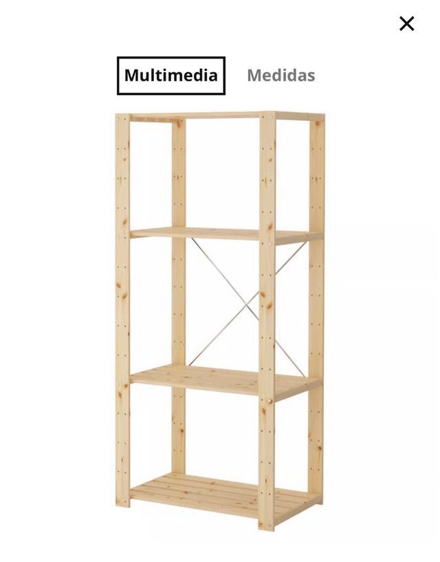 2 Scaffali IKEA Hejne in legno