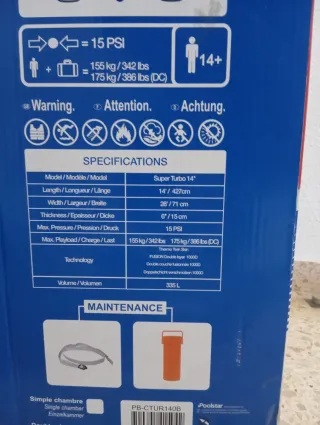 Tabla Paddle Surf Coasto 14 Super Turbo