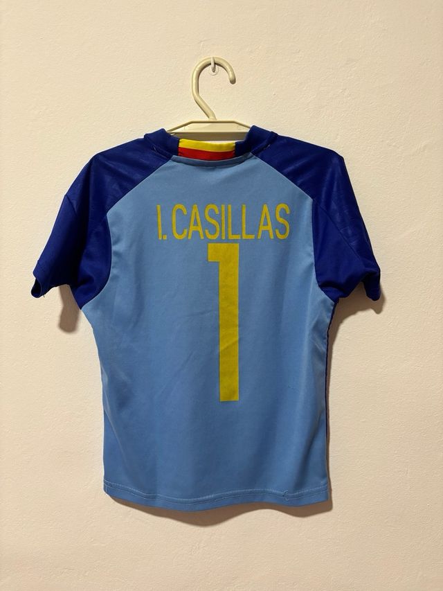 Camiseta España Iker Casillas Niño Azul
