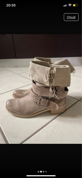 Stivaletti Ovyè Beige Tg 37