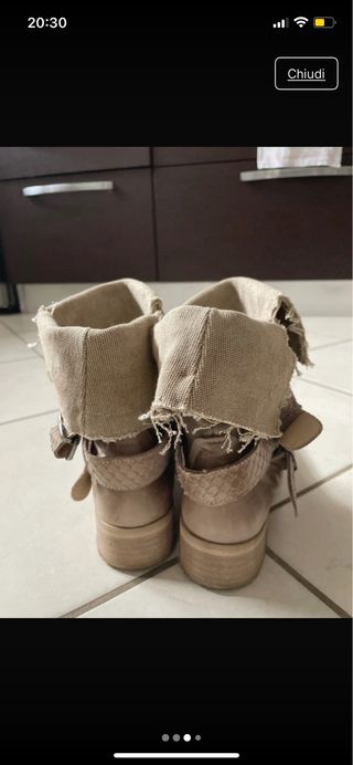 Stivaletti Ovyè Beige Tg 37