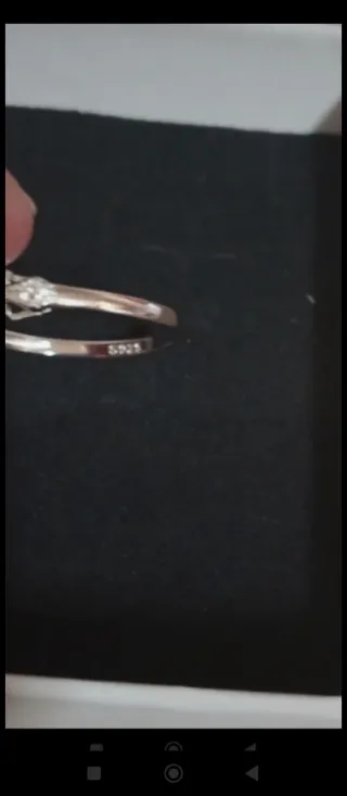 Anillo Plata Retro Morado