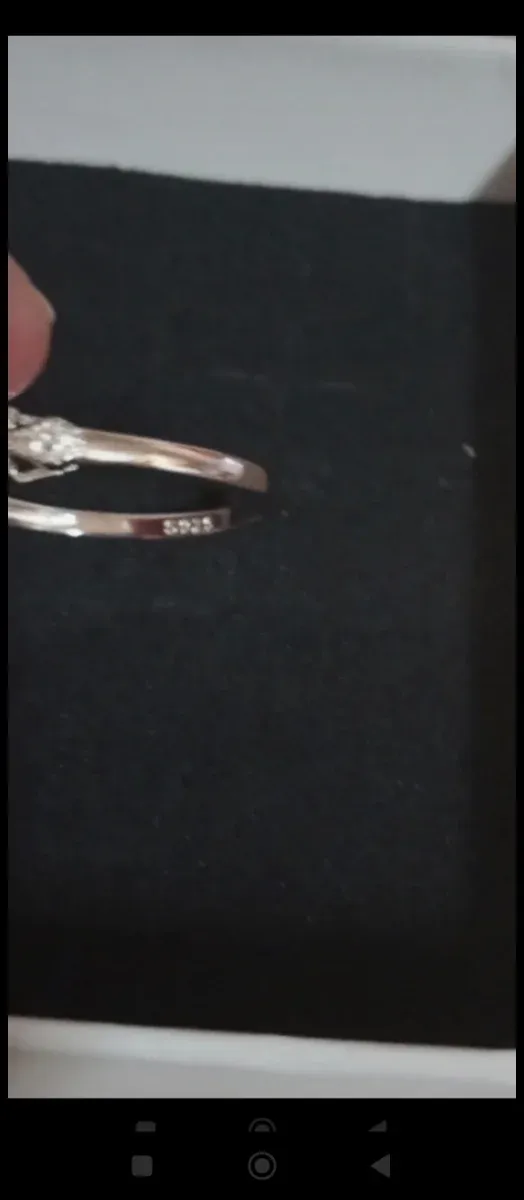 Anello in argento retrò viola