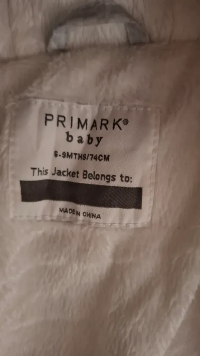 NUEVO Abrigo saco bebé 6-9 meses