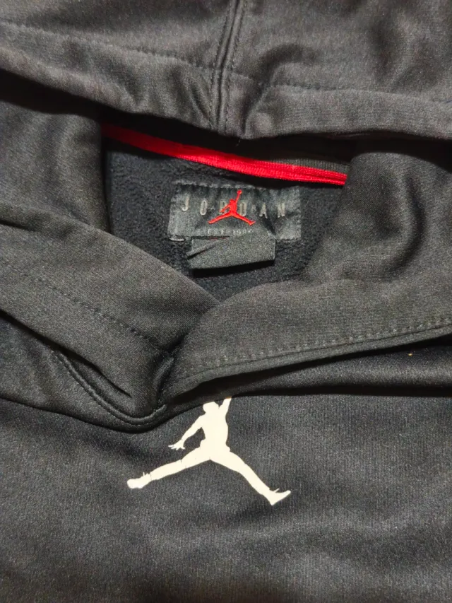 Sudadera Jordan Negra con Logo Jumpman