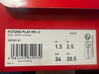 Botas Fútbol PUMA Future Play MG Jru SIN ESTRENAR