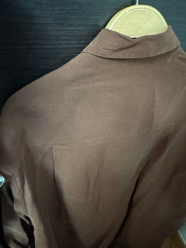 Camisa Zara Pana marrón  Talla M