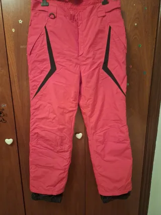 Pantalón de esquí hombre rojo