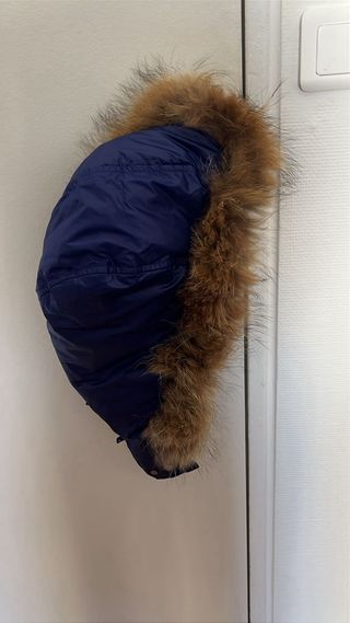 Plumas azul mujer Mango