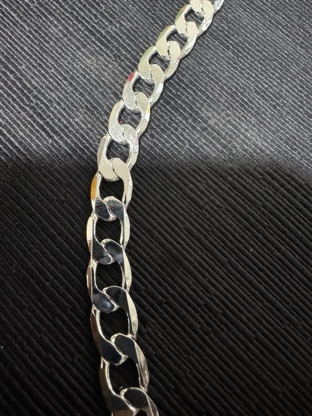 Cadena Cubana 925 Plata Esterlina - 60cm