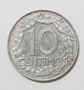 Moneda 10 Céntimos 1959