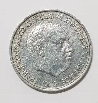 Moneda 10 Céntimos 1959