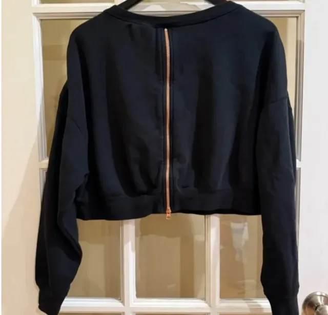 Felpa Nike Air nera e dorata