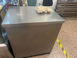 Vitrina expositora acero inoxidable