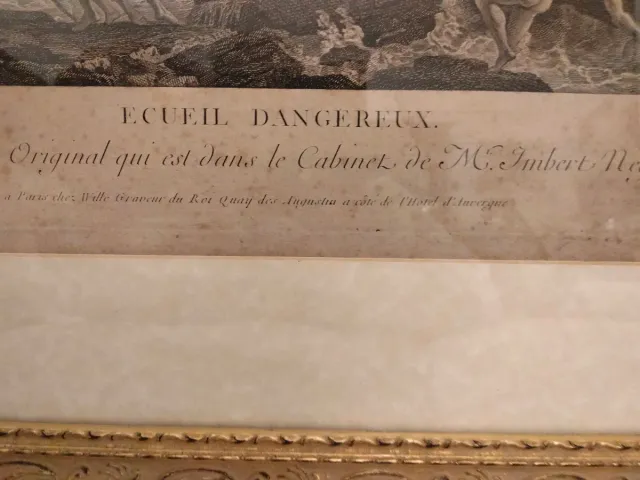 Pregiata incisione del 700, incorniciata, A. Zingg