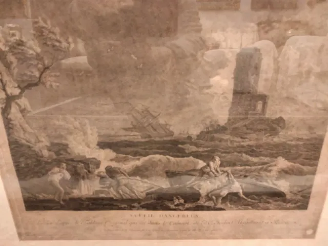 Pregiata incisione del 700, incorniciata, A. Zingg