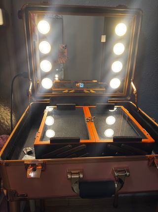 Maletín maquillaje con luces LED