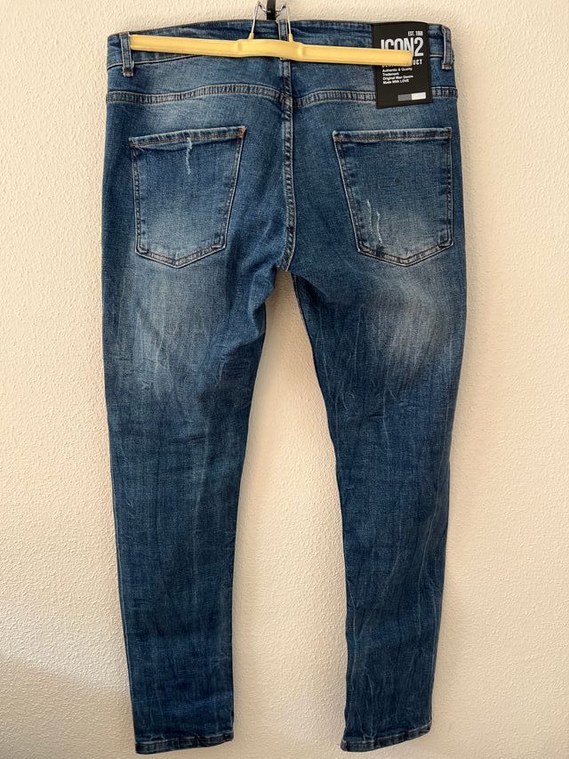 Pantalón vaquero azul oscuro Talla 33 ICON