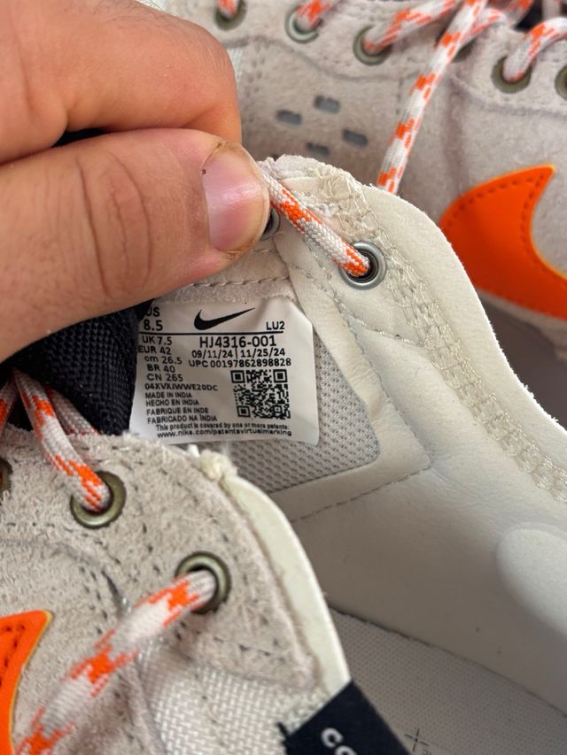 Zapatillas Nike City PRM Beige/Naranja Nuevas