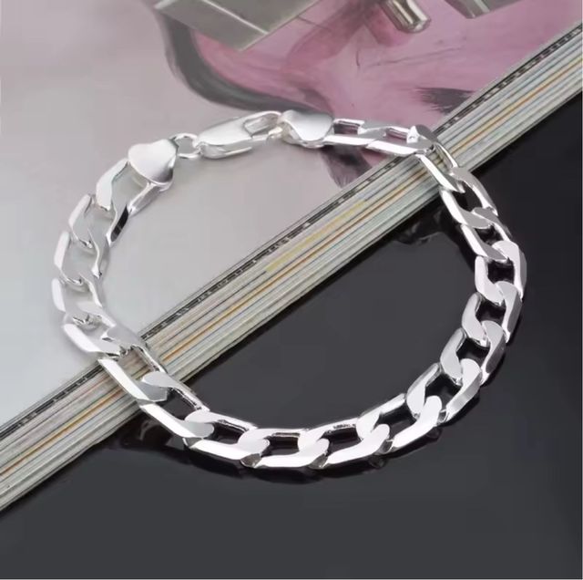 Pulsera Cadena Figaro Plata 925