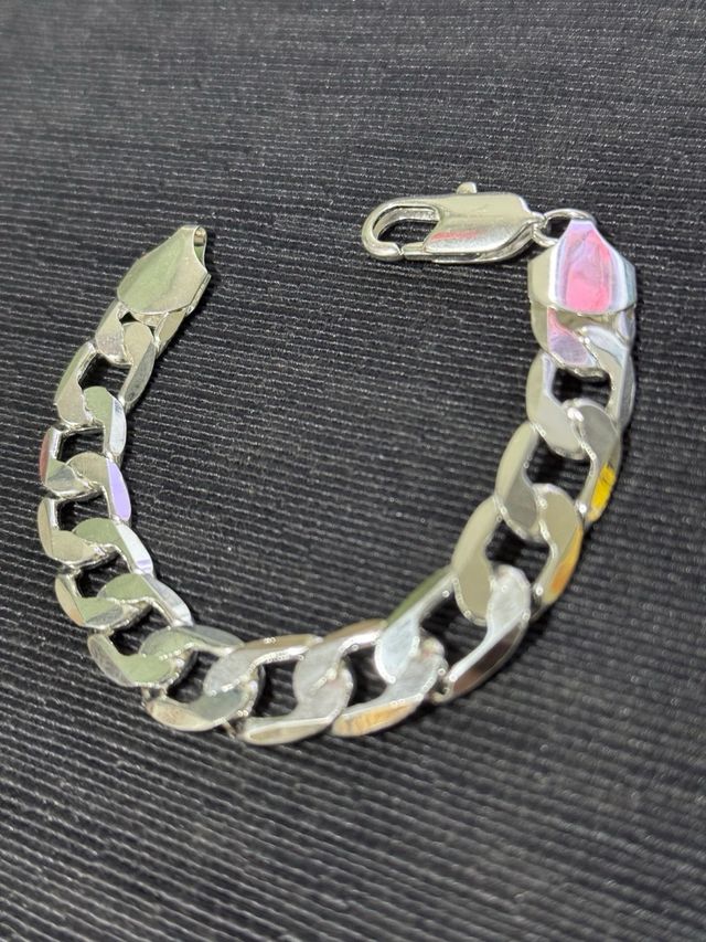 Pulsera Cadena Figaro Plata 925