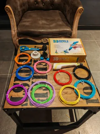 Lote Bolígrafos 3D y Accesorios Nuevo