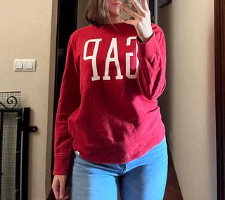 Sudadera Gap Roja Talla S