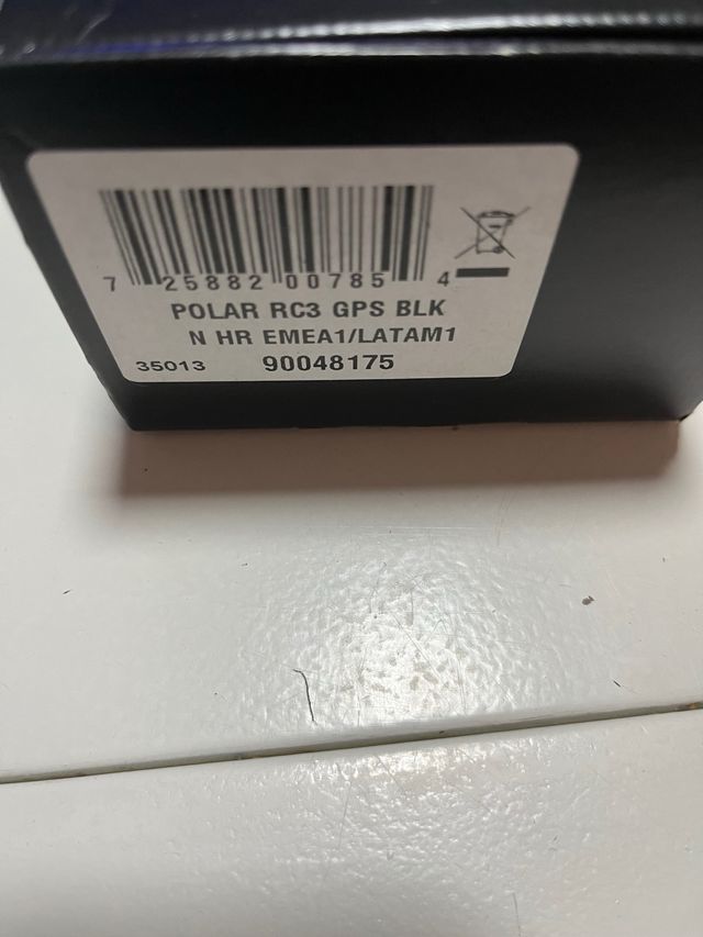 Polar RC3 GPS Reloj Deportivo Negro y Rojo