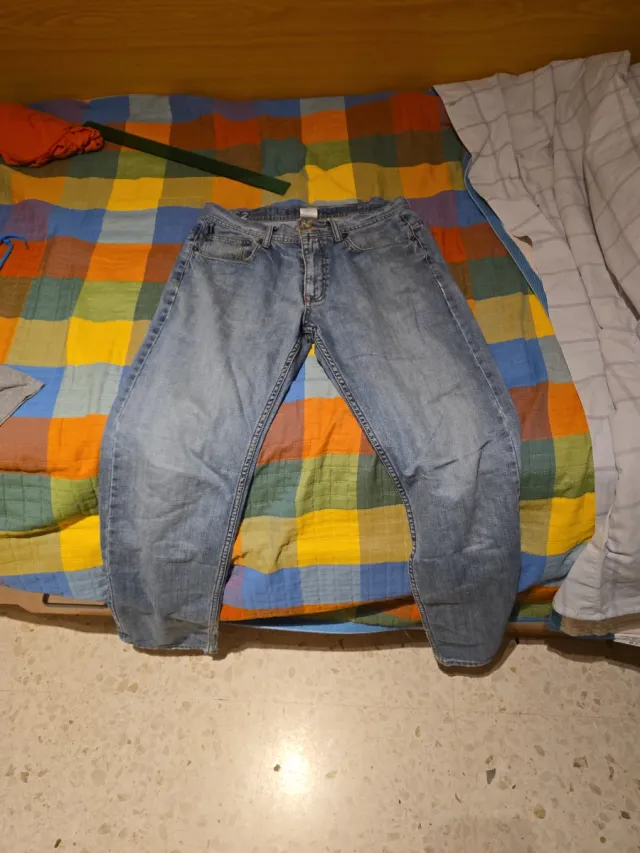 Pantalón Ecko Largo Talla 42 Azul