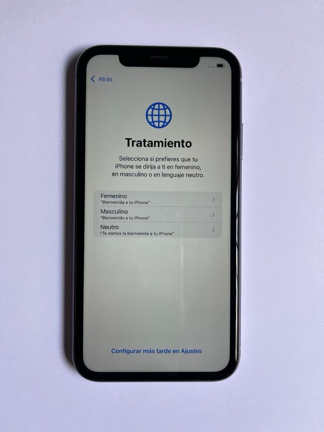 iPhone 11 64GB Morado
80% de vida la batería. 