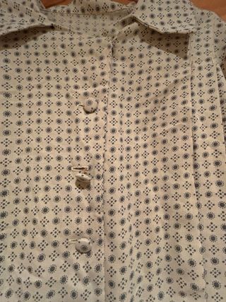 Vestido largo estampado vintage