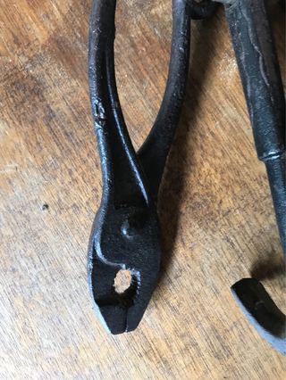 Conjunto herramientas antiguas decoración