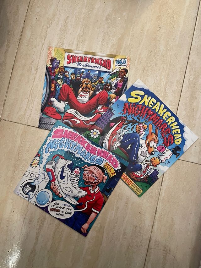 Lote 3 cómics sneakerhead nightmares