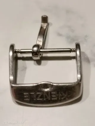 Fibbia orologio Kienzle mm 17 acciaio