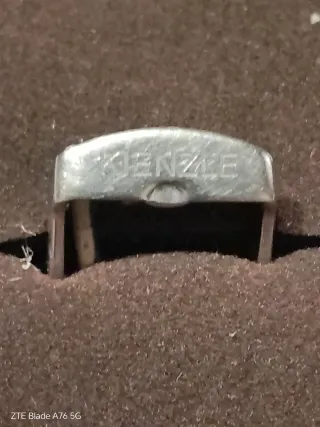 Fibbia orologio Kienzle mm 17 acciaio