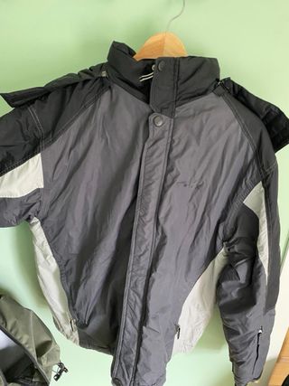 Chaqueta de esquí gris y negra Talla XL