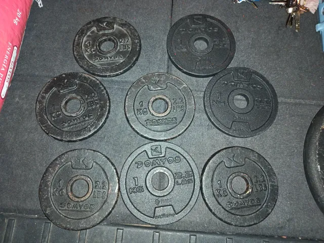 Discos de pesas DOMYOS 1 kg